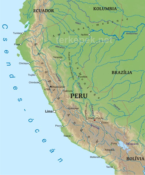 Peru térkép